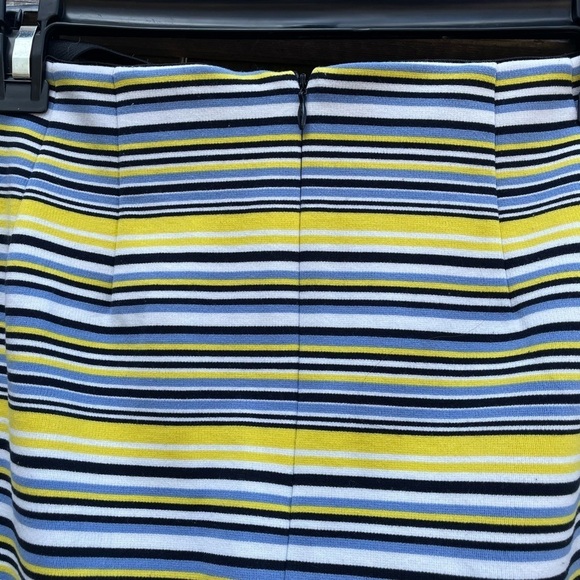 Ann Taylor Striped Spring Summer Mini Pencil Skirt - Picture 2 of 5
